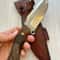 Premium Survival Camping Knife With N690 Steel Walnut Wood Handle 9
