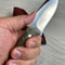 Handmade N690 Steel Hunting Knife Maple Wood Camping Skinning Blade 7