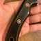 Handmade N690 Steel Hunting Knife Ebony Wood Survival Camping Blade 3