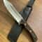 Handmade N690 Steel Hunting Knife Ebony Wood Survival Camping Blade 7