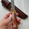 Handmade N690 Steel Hunting Knife Cocobolo Wood Survival Outdoor Blade 4