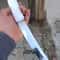 Hunting Knife 1075 Carbon Steel Camping Survival Knife White Corian Handle 4