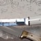 Hunting Knife 1075 Carbon Steel Camping Survival Knife White Corian Handle 9