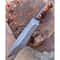 Heavy Duty Camping Hunting Knife With Walnut Wood Grip Leather Sheath 9