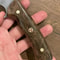 Heavy Duty Camping Hunting Knife With Walnut Wood Grip Leather Sheath 7
