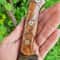 Premium Full Tang Outdoor Knife With 1075 Steel Walnut Wood Handle 2