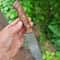 Premium Full Tang Outdoor Knife With 1075 Steel Walnut Wood Handle 3