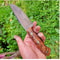 Premium Full Tang Outdoor Knife With 1075 Steel Walnut Wood Handle 5