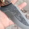 Premium Full Tang Outdoor Knife With 1075 Steel Walnut Wood Grip 6