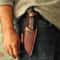 Premium Blacksmith Forged Survival Knife With 1075 Steel Walnut Wood Grip 2