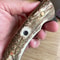 Handmade 1075 Carbon Steel Hunting Knife Stag Horn Outdoor Survival Blade 7