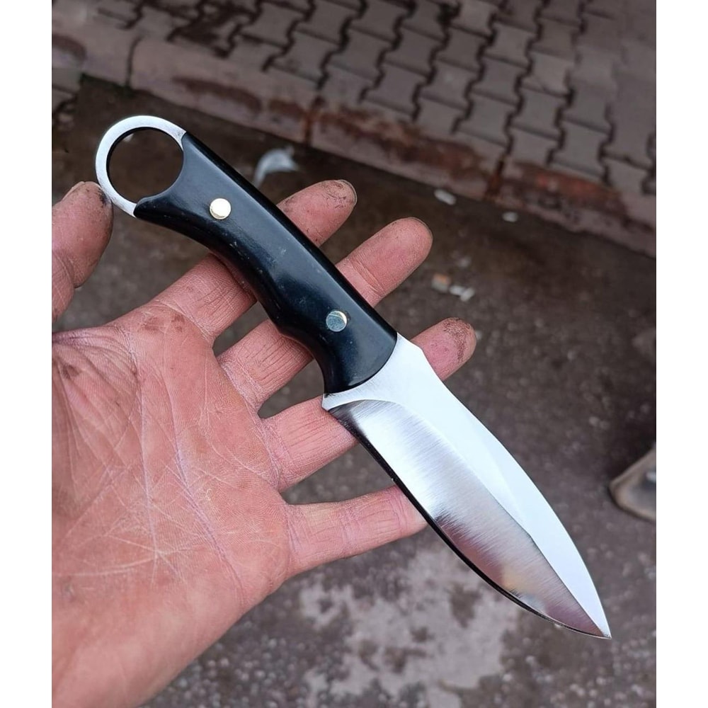 Premium Blacksmith Made Survival Knife With 1075 Carbon Steel Compact Grip 8