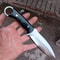 Premium Blacksmith Made Survival Knife With 1075 Carbon Steel Compact Grip 8