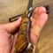 Artisan Camping Knife With Acid Darkened 1075 Carbon Steel Blade 5