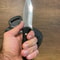Premium Full Tang Camping Knife With 1075 Carbon Steel Black Grip 2