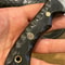 Premium Full Tang Camping Knife With 1075 Carbon Steel Black Grip 3