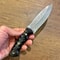 Premium Full Tang Camping Knife With 1075 Carbon Steel Black Grip 9