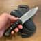 Premium Full Tang Camping Knife With 1075 Carbon Steel Black Grip 8