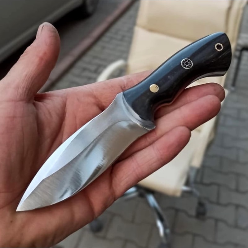 Lightweight Outdoor Survival Knife 1075 Carbon Steel EDC Blade 0