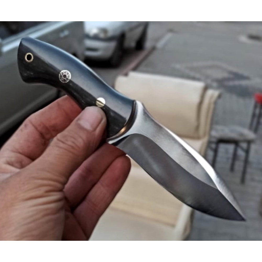 Lightweight Outdoor Survival Knife 1075 Carbon Steel EDC Blade 4