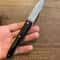 Handmade N690 Steel Chef Knife Set Black Handle Kitchen Cooking Blades 3