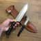 Handmade N690 Steel Chef Knife Set Black Handle Kitchen Cooking Blades 0