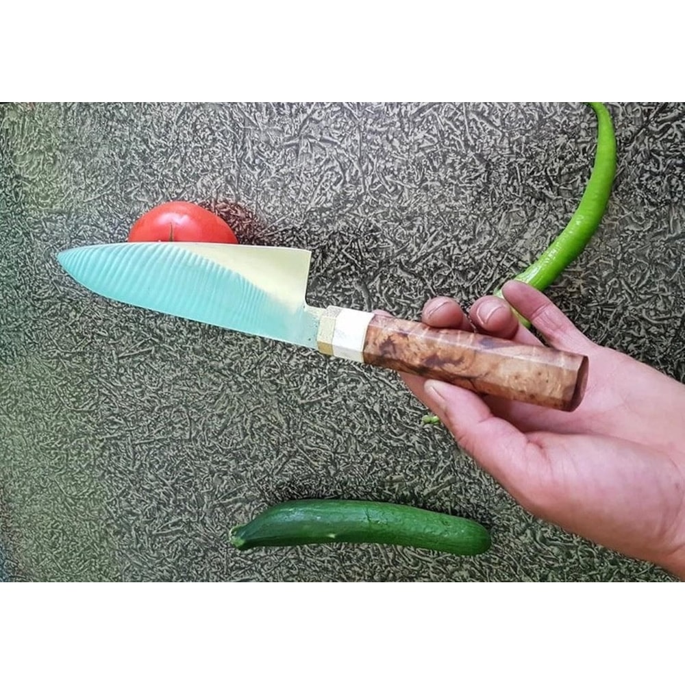 Full Tang Culinary Chef Knife 1075 Steel Professional Cooking Blade 8