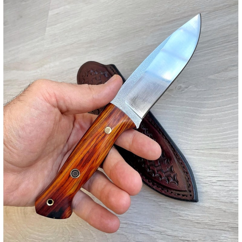 Premium Full Tang Woodworking Knife With N690 Steel Silverberry Handle Boy Friend GIFT 9