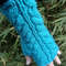 Turquoise Handmade Warm Knit Fingerless Gloves Mitten 5