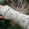 Medieval Handmade Fingerless Knit Gloves Arm Warmer Wool 2