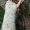 Medieval Handmade Fingerless Knit Gloves Arm Warmer Wool 3