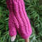 Rose Bonbon Candy Pink HandKnit Fingerless Texting Gloves 5