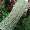 Forest Green Knitted Fingerless Texting Gloves Mittens Armwarmer Gift 3