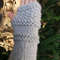 Sustainable Gray Knit Gloves Arm Warmer Recycled Plastic Poly Respun EcoFriendly 2