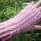 Rose Seamless Fingerless Texting Mittens Gloves 0
