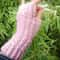 Rose Seamless Fingerless Texting Mittens Gloves 4