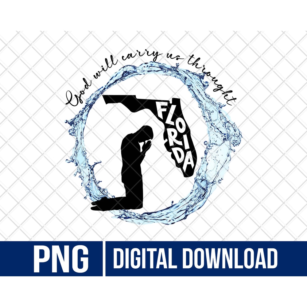 Strong Florida PNG For Sublimation Stronger Than The Storm PNG I Survived Hurricane Milton 2024 PNG 0