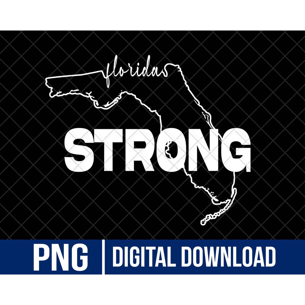 Strong Florida 2024 PNG For Sublimation Stronger Than The Storm PNG I Survived Hurricane Milton 202 0