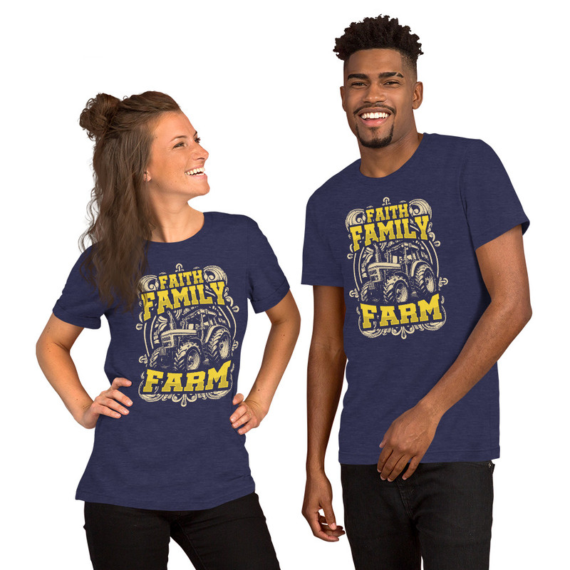 Faith Family Farm Unisex Tshirt For Farmers 2