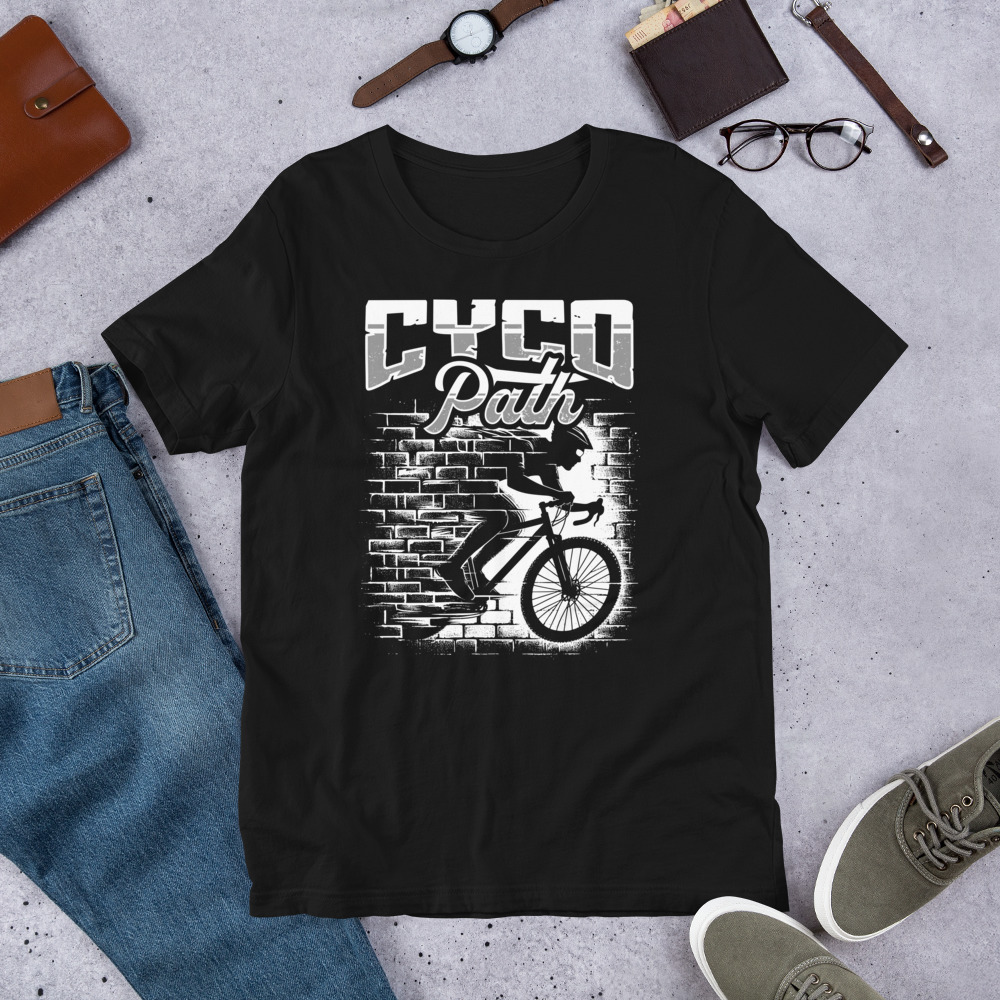 Cycopath Funny Bicycle Rider Unisex Tshirt For Bike Riding Lover 0