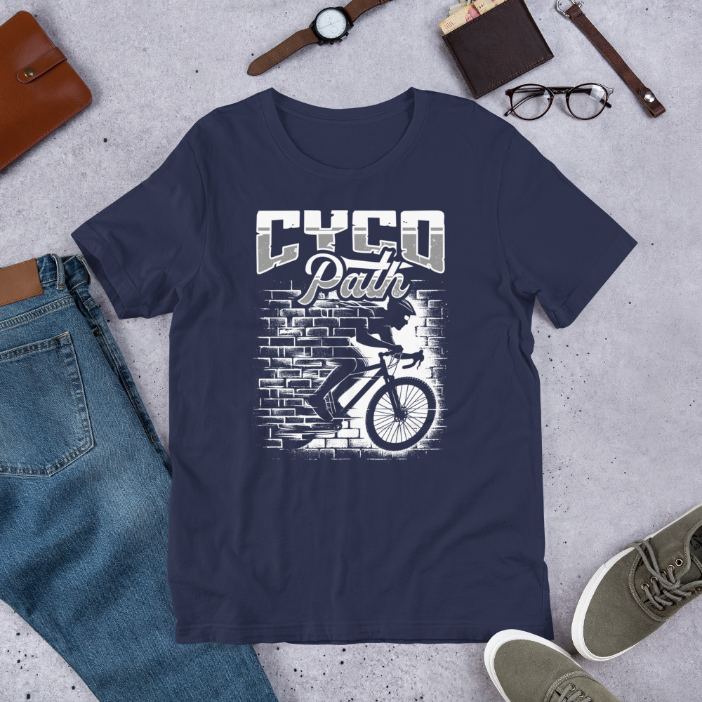 Cycopath Funny Bicycle Rider Unisex Tshirt For Bike Riding Lover 3