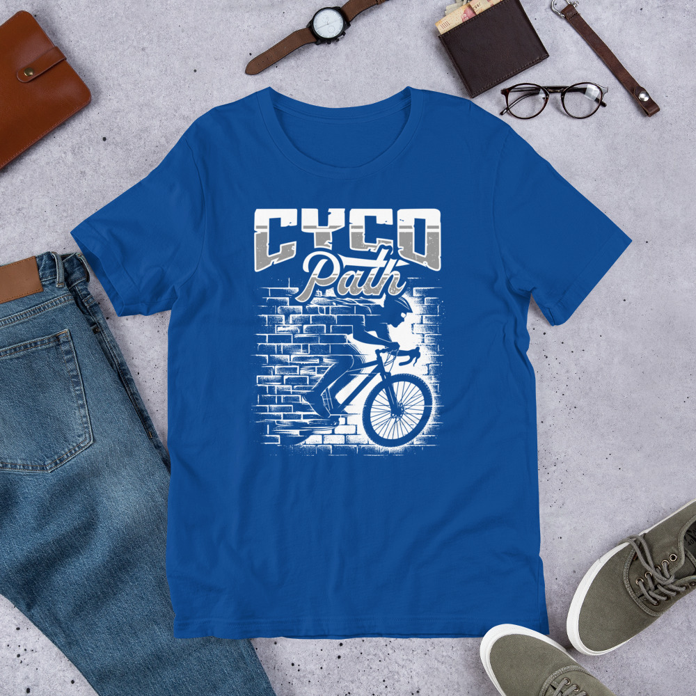 Cycopath Funny Bicycle Rider Unisex Tshirt For Bike Riding Lover 4