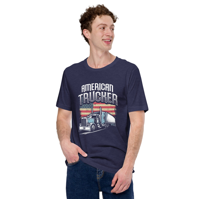 American Trucker Unisex Tshirt 2