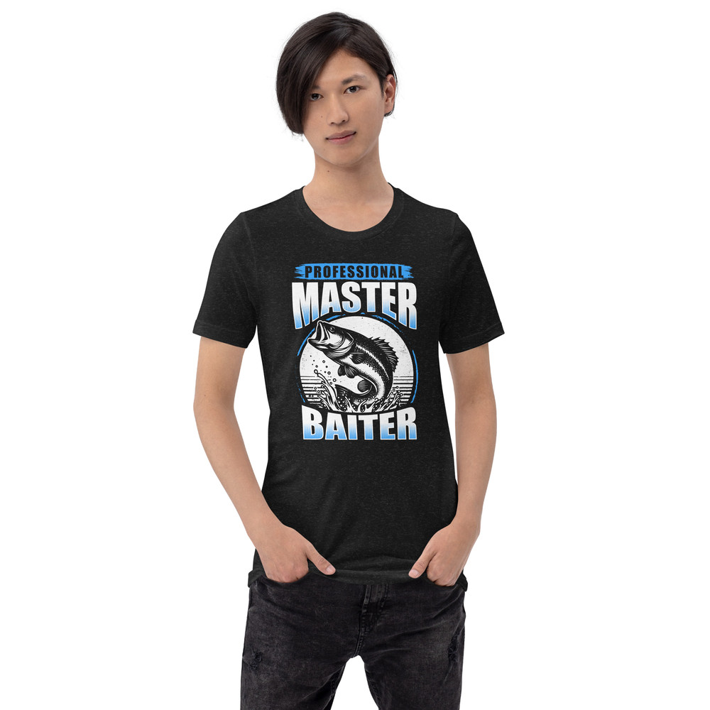 Professional Master Baiter Fishing Unisex Tshirt 0