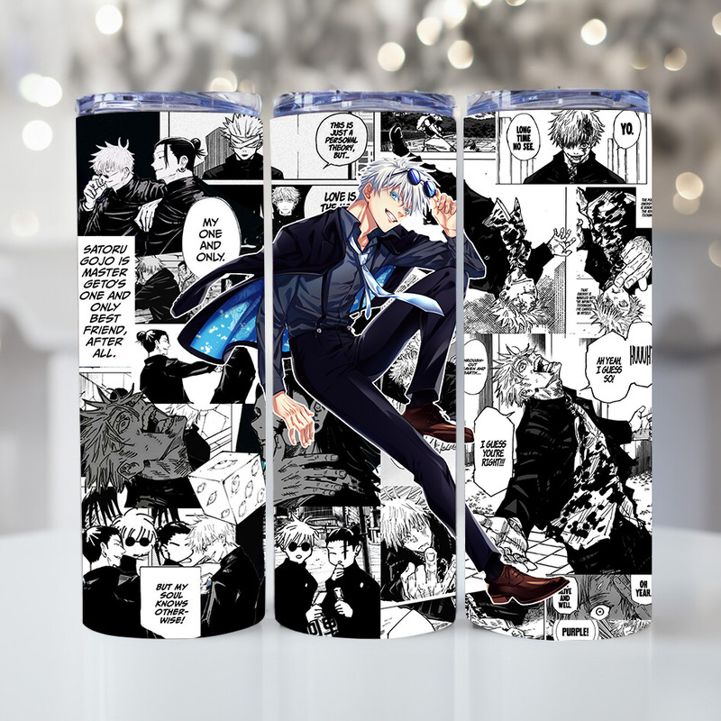 Straight 20 Oz 30 Oz Tumbler Wraps Anime Tumbler PNG Manga Skinny Tumbler 0