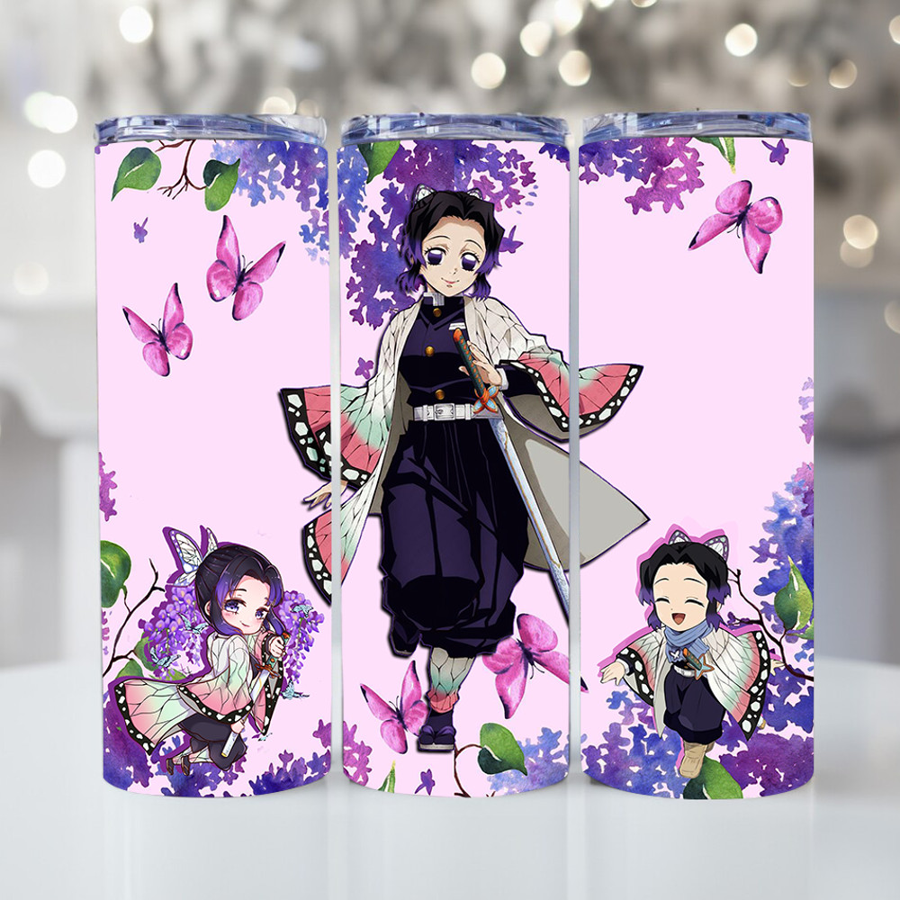 Straight 20 Oz 30 Oz Tumbler Anime Sublimation Design 0