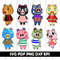 Animal Crossing Pig Villagers Svg Animal Crossing Pig Villagers Clipart Animal Crossing Pig Village 0