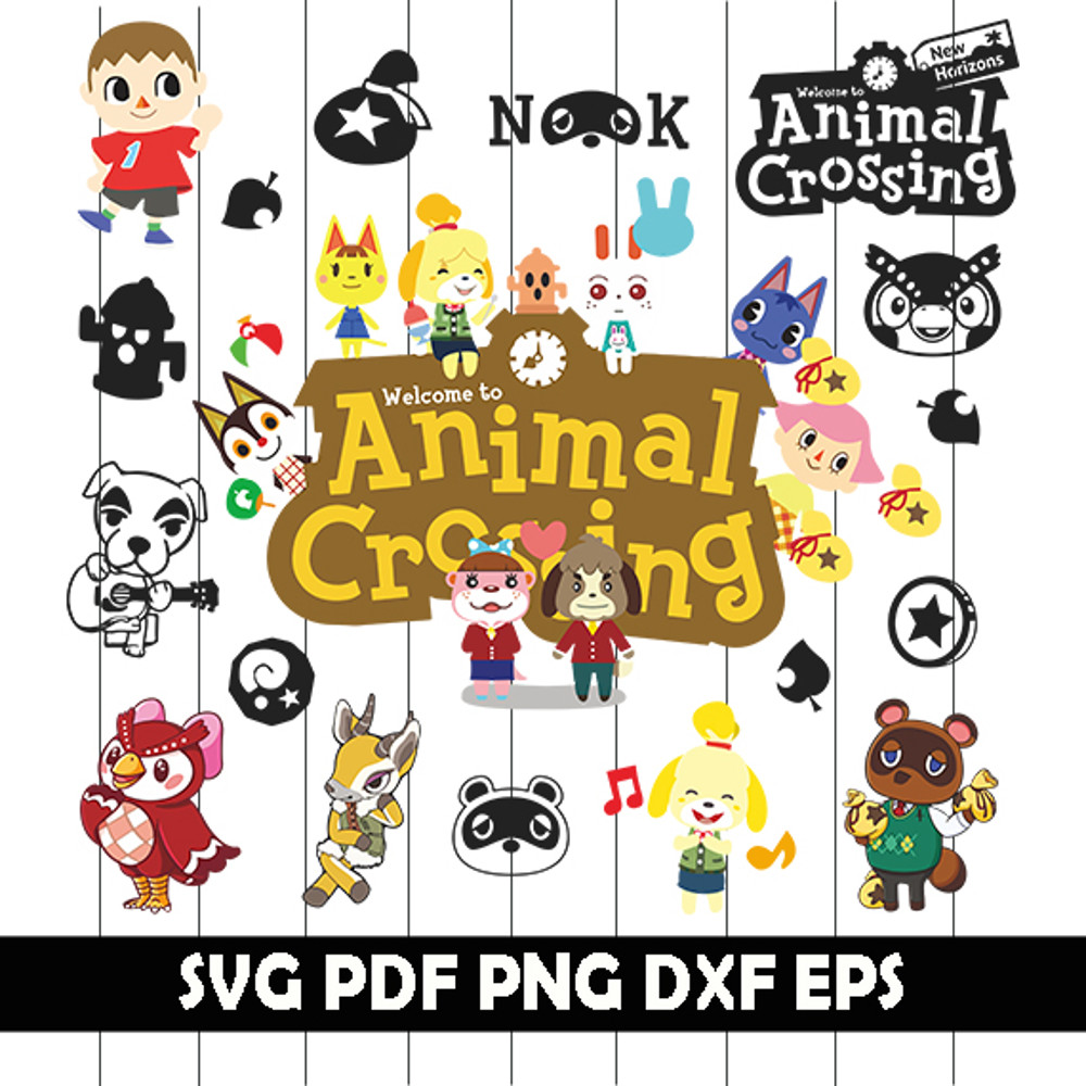 Animal Crossing Svg Animal Crossing Clipart Animal Crossing Png Animal Crossing Vector 0