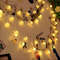 Autumnal Outdoor Light Chain In Crystal Ball Shape Extra Long With Battery Perfect As Room Decorati 3