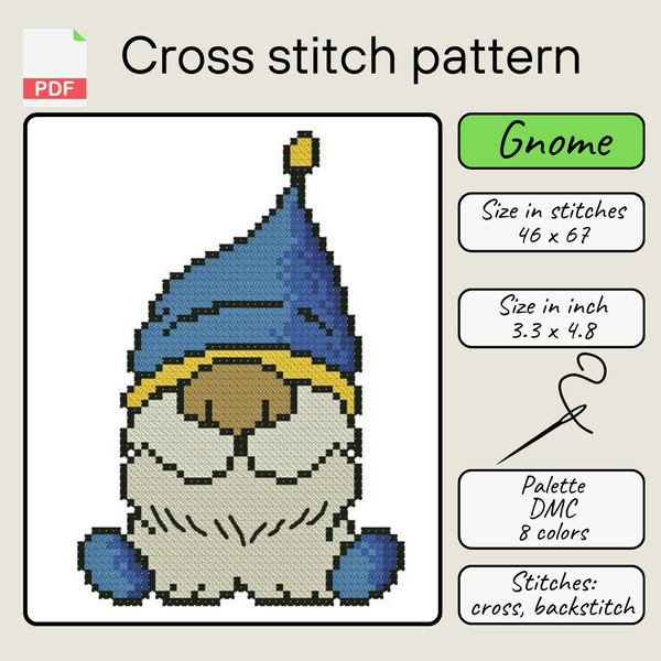Cross Stitch Pattern Gnome.png